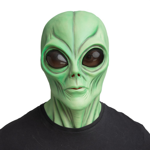 Full head alien latex mask - full,