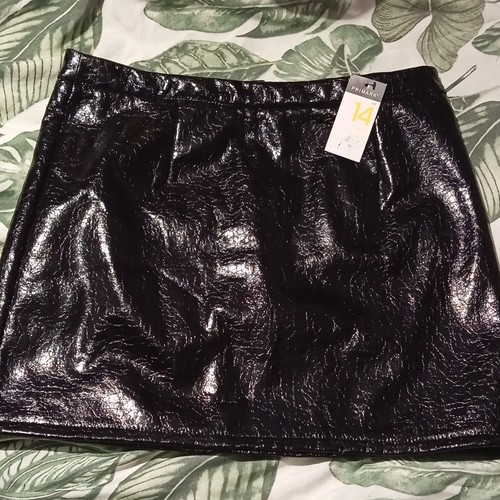 Primark black faux leather - black,