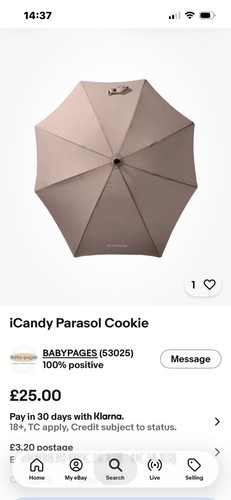 Icandy parasol cookie - icandy,