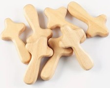 10 - WOODEN HOLDING CROSS