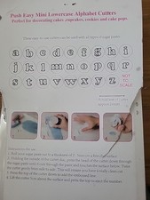 Alphabet Cutters Fondant for