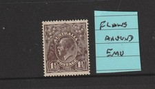 STAMPS AUST KGV   1.5d BLACK