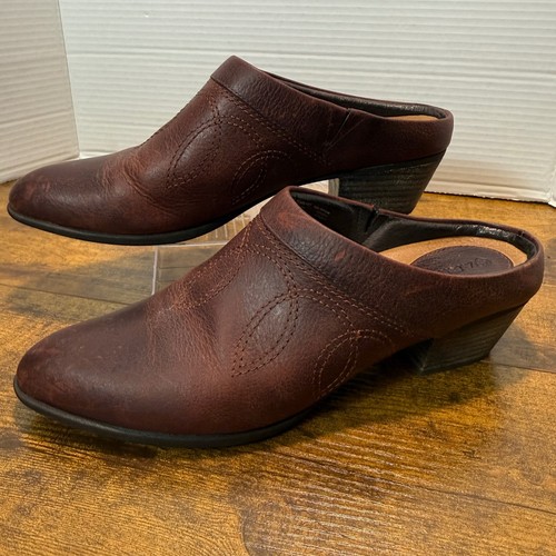 Ariat brown leather - leather, slip