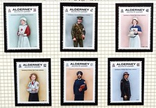 Alderney 2011 Centenary of British Red Cross Uniforms Mint set.