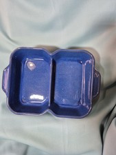 Denby Imperial Blue Divided