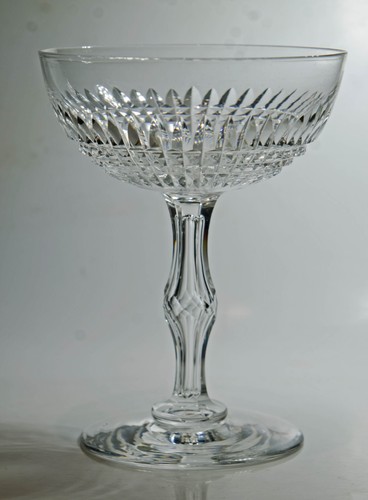 Crystal champagne coupe - coupe, 19th