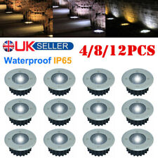 12X Solar Power Ground Lights Floor Decking Patio Outdoor Garden Lawn Path Lamp