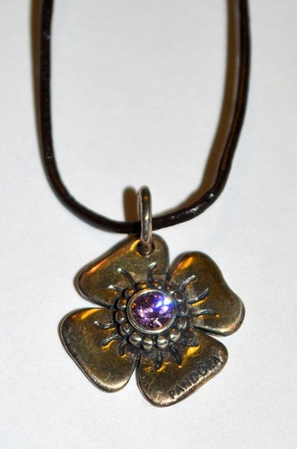 Pandora leather daisy flower - pandora,