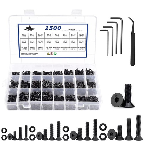 1500pcs assorted m4 m5 - 1500pcs,