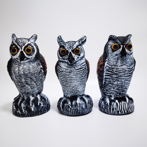 Large realistic fake owl decoy - large,