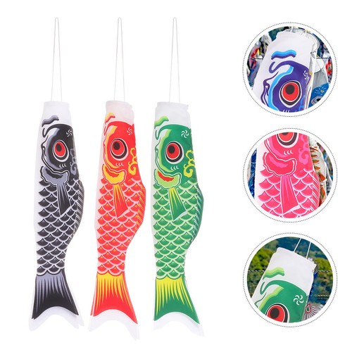 3pcs colorful fish - fish, windsock