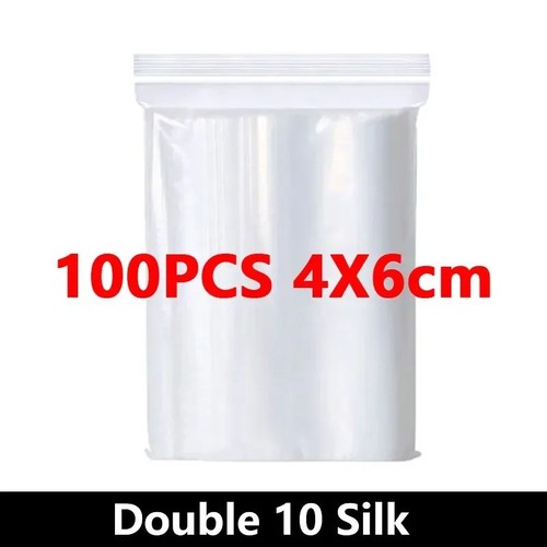 100 small clear plastic - plastic, bags