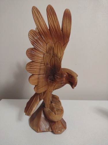Vtg hand carved rustic - hand, wooden