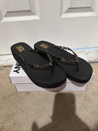 Dkny black tortoise platform - black/tortoise,