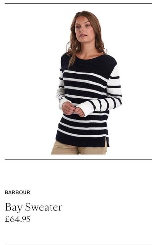 Women barbour sweater white - barbour,