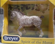 Breyer Duke 2020 Stablemate Club Clydesdale Glossy Wild Dapple Grey Draft Horse