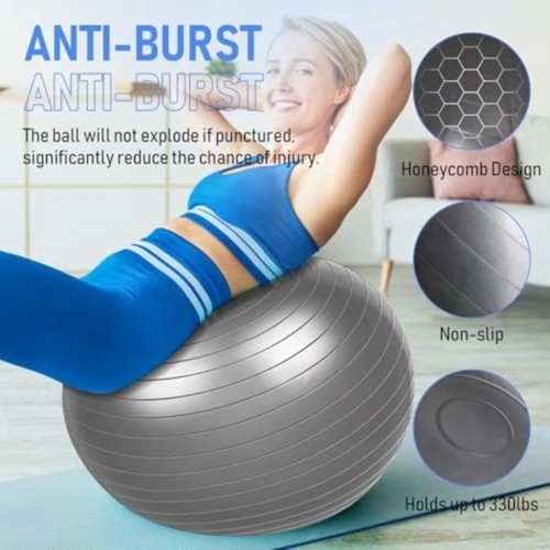 45cm fitness exercise ball - 45cm,