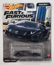 HOT WHEELS 2022 PREMIUM FAST & FURIOUS LAMBORGHINI AVENTADOR COUPE FREE SHIPPING