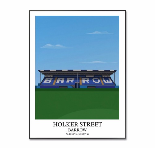 Barrow afc football poster - afc,