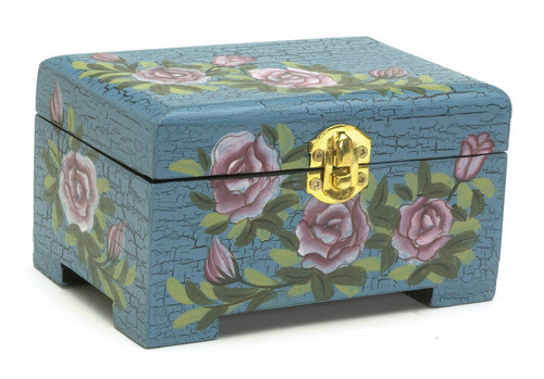Jewellery box floral - box, &