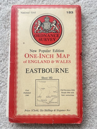 Ordnance survey vintage cloth - survey,