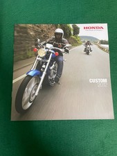 HONDA CUSTOM 2012 SALES BROCHURE 14 PAGES VT1300CX FURY VT750C2B BLACK VT750C SH