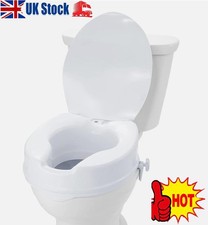 Raised Toilet Seat with Lid