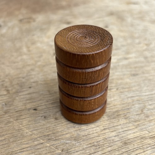 Antique vintage treen screw - /,
