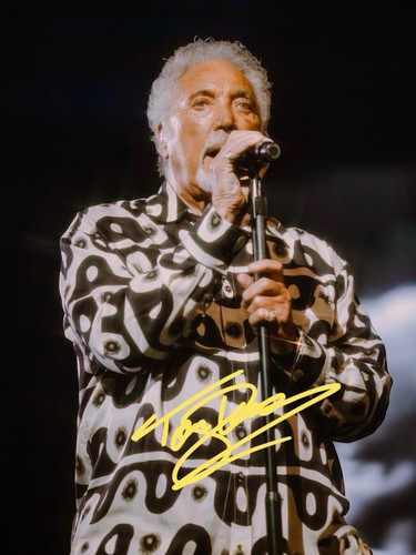 Tom jones signed autograph - tom,