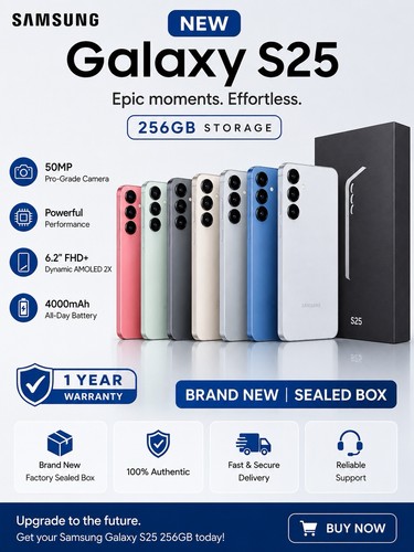 Samsung galaxy s25 256gb - samsung,