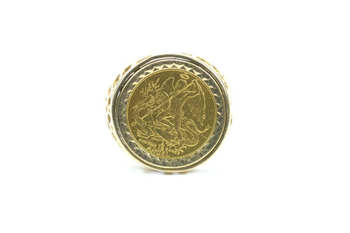 9ct yellow gold mount - 9ct,