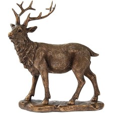 Reflections Bronzed Stag