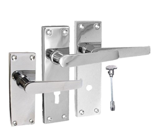 Victorian straight chrome - straight, door