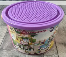 Exercise N Play Coffee House & Summer Pool Party Building Brick Set