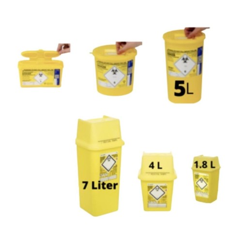 Sharps disposal bin safe - disposal,