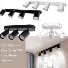 Ceiling Light 4 Heads LED Modern Adjustable Spotlight Fitting Kitchen Lighting