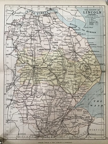Lincoln 1880 antique county - lincoln,