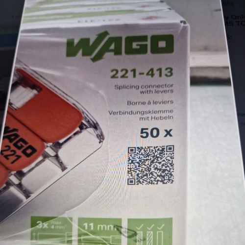 Wago 221 413 way - 3-way, lever