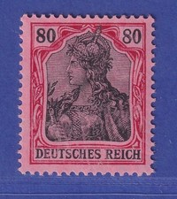 Dt. Reich 1918 Germania (War Print) 80 Pfg. Mi. No. 93 II a ** tested ZENKER