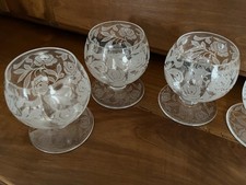 6 Baccarat glasses model