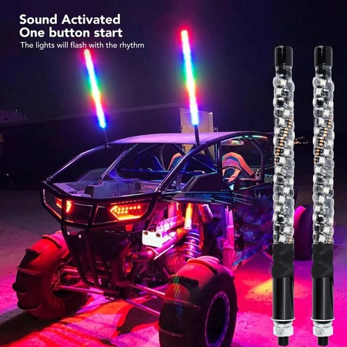 2pcs 1ft led whip - 2pcs, lights