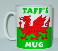 Wales Flag Mug PERSONALISED