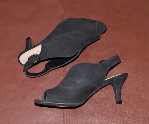 Footglove black suede - m,