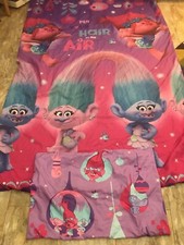 Trolls Put Hair In The Air Single Bed  Duvet Set  Dual Image (X7)