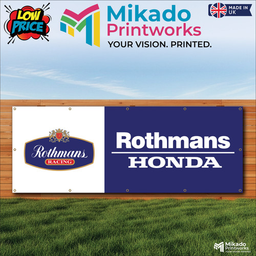 Rothmans honda racing printed - rothmans,