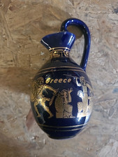Spyolpoulos Handmade Greek Vinaigrette/olive Oil Small Jug . 24K Gold Detailing.