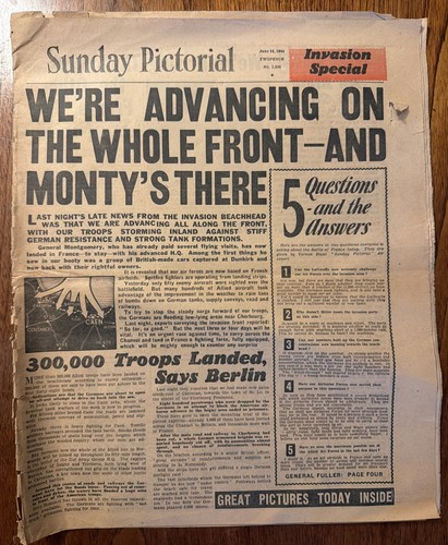 Sunday pictorial newspaper - pictorial,