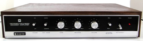 Vtg sanyo dca 1500x rear - sanyo,