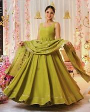 Anarkali Gown Pakistani Salwar Kameez Ready made Suits Wedding Party Bollywood L