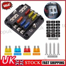 6 Way Blade Fuse Box Block